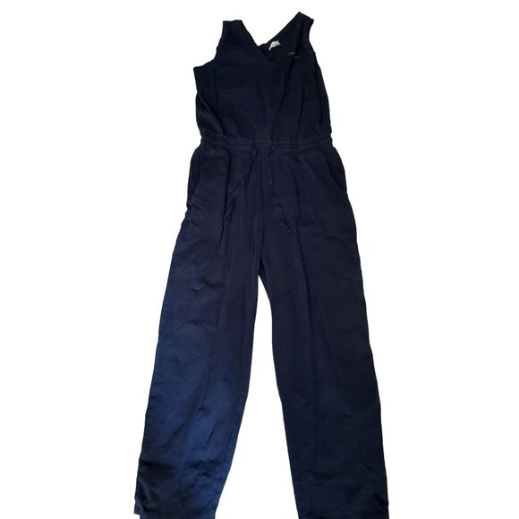 Calvin Klein Blue Sleeveless Jumpsuit Size M Casual Relaxed Travel Everyday Chic - Picture 2 of 8